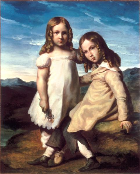 Portrait of Alfred and Elisabeth Dedreux Theodore Gericault